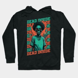 Dead Inside Afro Zombie Hoodie